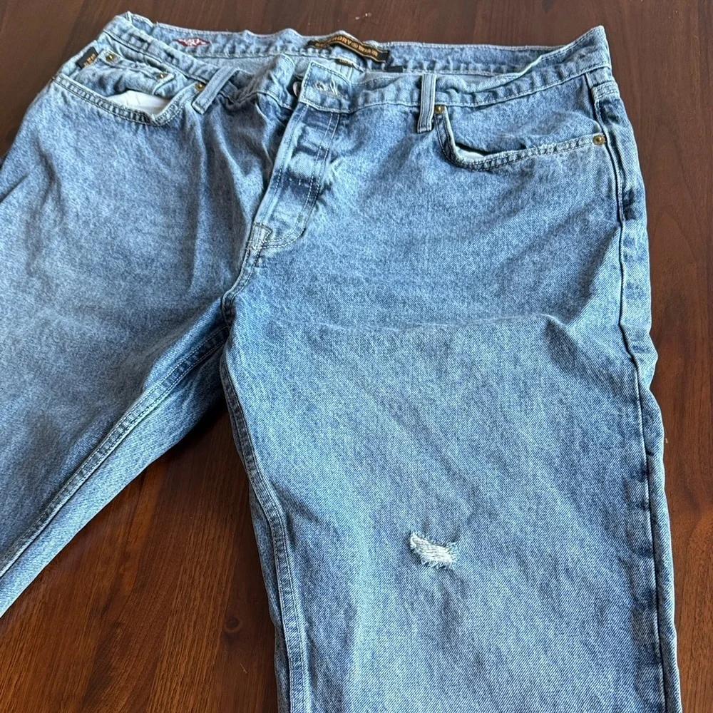 Superdry - Classic Blue Denim Jeans - men 38/30 - Picture 2 of 8